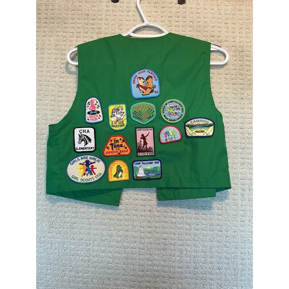 Girl Scout Vest Vintage Magic Empire Oklahoma 90's Camp Tallchief Osage County - Picture 4 of 7